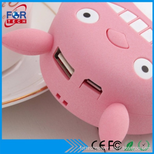 cartoon power charger 3000mah Totoro power banks for kids